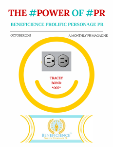 Connect with Tracey Bond, Author and FACE PR expert of "Face Booking U: VIP Face Publishing..." us on our #FACEBOOKINGU BLOG http://beneficiencepublicrelations.com Facebook at: https://www.facebook.com/BENEFICIENCE 