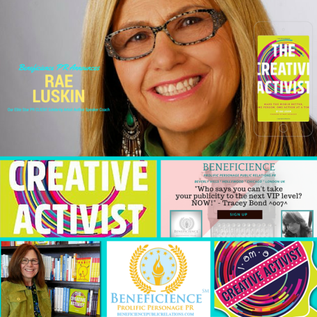 Beneficience PR Announces & Welcomes PR STAR Celebrity Client Rae Luskin