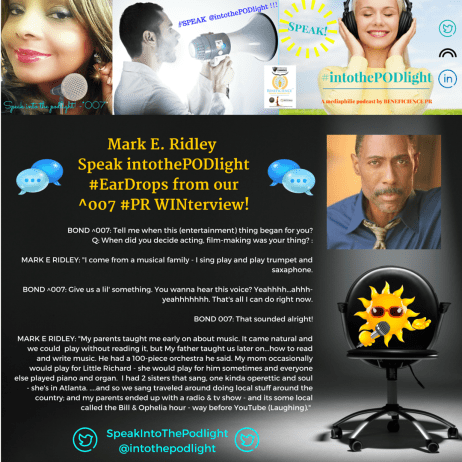 Mark Ridley SPEAK! @intothePODlight