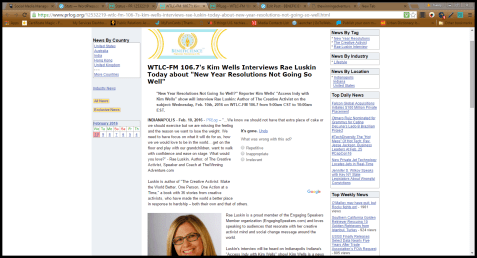 Rae Luskin Press Release Screenshot 2102016