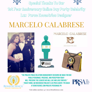 beneficience-com-super-pr-stars-online-day-party-celebrity-lux-purse-eccentrics-sponsor-marcelo-calabrese-beneficienceprstar-posts-2016