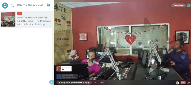 dr-crystal-porter-of-mane-insights-how-the-hair-are-you-show-on-periscope-feb14th2017