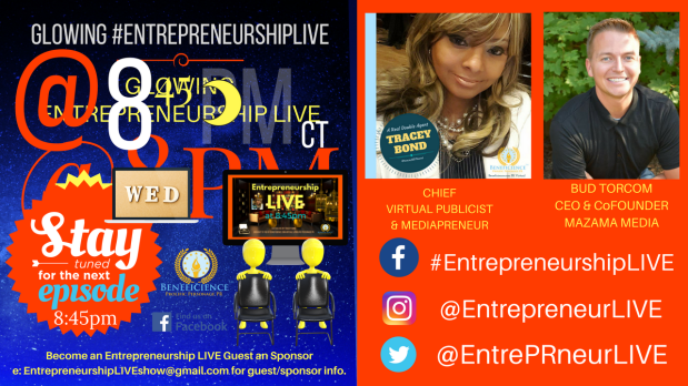 Entrepreneurship LIVE New Episode - New Guests Facebook.comEntrepreneurshipLIVE