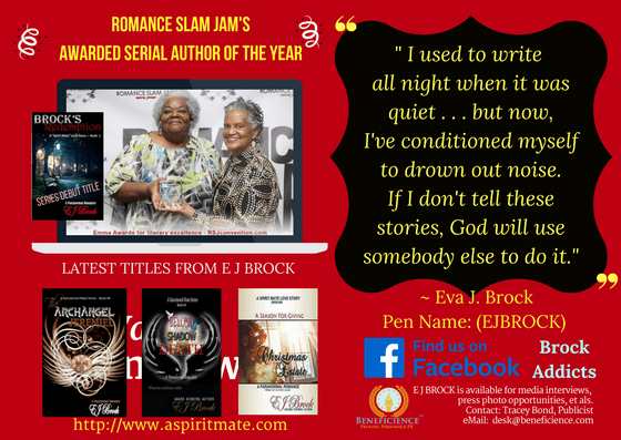 Beneficience.com PResents Paranormal Romance Author E J Brock is available for media interviews and press opportunities &amp; more at email desk@beneficience.com
