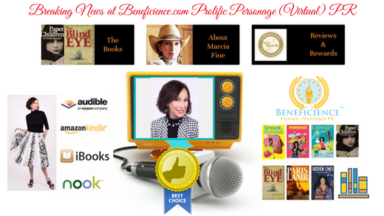For Immediate Release Breaking News_ Multi Award Winning Author Marcia Fine Beneficience.com Virtual PR